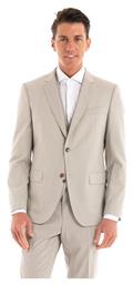 Ανδρικό Σακάκι με Στενή Εφαρμογή Light Beige Hugo Boss