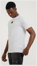 Ανδρικό T-shirt Λευκό με Στάμπα Hugo Boss
