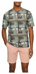Ανδρικό T-shirt Πολύχρωμο με Στάμπα 50469750-961 Hugo Boss