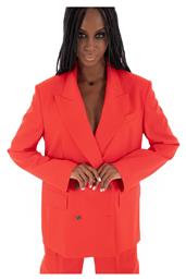 Blazer Γυναικείο Σταυρωτό Σακάκι Red Hugo Boss