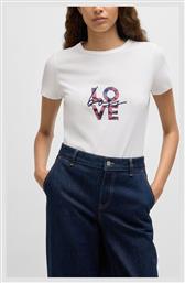 Γυναικείο T-shirt Λευκο Hugo Boss