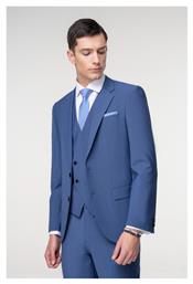 Henry Getlin Ανδρικό Κοστούμι Με Γιλέκο Μπλε Hugo Boss