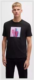 Jersey T-shirt Μαύρο Hugo Boss