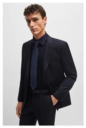 Καλοκαιρινό Ανδρικό Κοστούμι Σκούρο Μπλε Hugo Boss