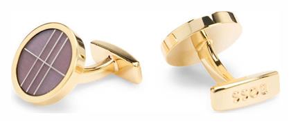 Μανικετόκουμπα από Χρυσό Hugo Boss