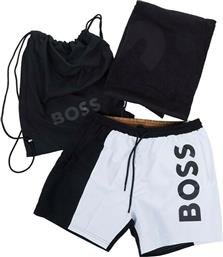 Hugo Boss Set Ανδρικό Μαγιό Σορτς Πολύχρωμο με Ρίγες από το Troumpoukis