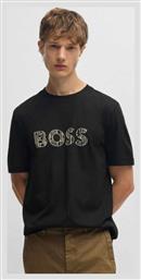 T-shirt Μαύρο Hugo Boss