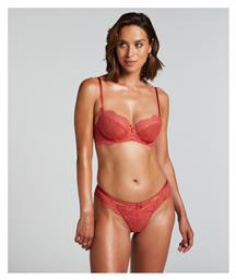 Hunkemöller Γυναικείο Brazil με Δαντέλα Mineral Red - Hunkemoller