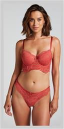 Hunkemöller Γυναικείο String με Δαντέλα Mineral Red - Hunkemoller