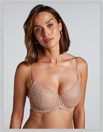 Hunkemöller Warm Taupe Σουτιέν με Μπανέλες - Hunkemoller