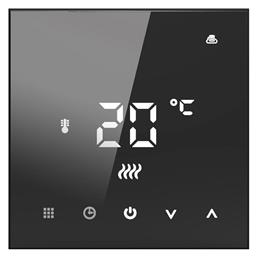 HY607-BL Ψηφιακός Θερμοστάτης Smart με Οθόνη Αφής και Wi-Fi Hysen