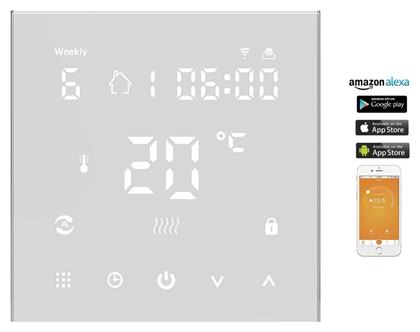 HY607-WiFi Ψηφιακός Θερμοστάτης Smart με Οθόνη Αφής και Wi-Fi Hysen