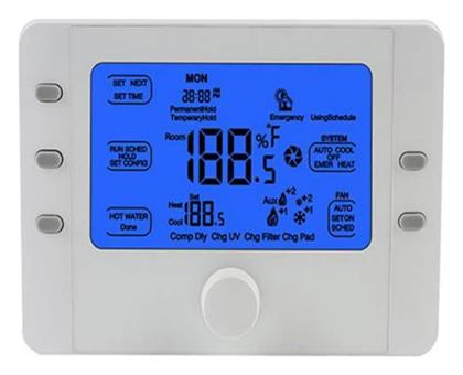 HY818 WIFI Ασύρματος Θερμοστάτης WiFi & Internet control Για Αντλία Θερμότητας Hysen