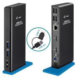 i-tec USB-C / Thunderbolt 3 Docking Station με HDMI Ethernet (U3DUALHDMIDOCK) - i tec