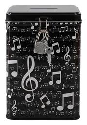 I-Total Κουμπαράς Μεταλλικός Μαύρος - iTotal