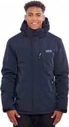 Ice Tech Casual Navy Μπλε Μπουφάν Με Κουκούλα G727 από το Cosmossport