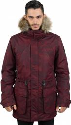 Ice Tech G17 Ανδρικό Μπουφάν Παρκά για Χειμώνα Camo Red από το Cosmossport