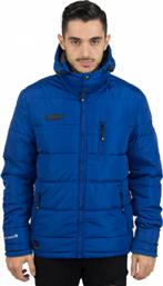 Ice Tech Puffer G537 Μπλε Ηλεκτρίκ Με Κουκούλα από το Cosmossport