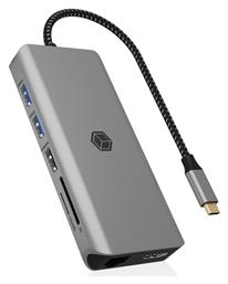IB-DK4061-CPD USB-C Docking Station με HDMI 4K PD Ethernet Icy Box