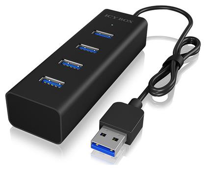 USB 3.0 Hub 4 Θυρών με σύνδεση USB-A Icy Box