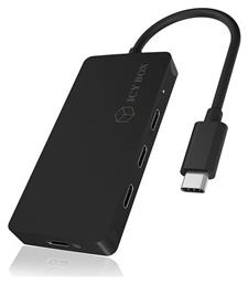 USB 3.1 Hub 4 Θυρών με σύνδεση USB-C Icy Box