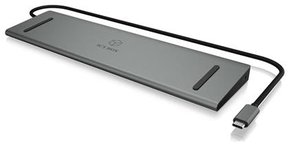 USB-C Docking Station με HDMI 4K PD Ethernet (IB-DK2106-C) Icy Box