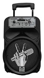 Ηχείο Karaoke με Ασύρματα Μικρόφωνα Groove119TV σε Μαύρο Χρώμα iDance