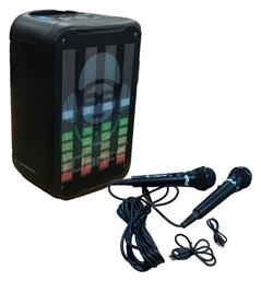 Σύστημα Karaoke με Ενσύρματα Μικρόφωνα Groove Fun GF-100 1174498 σε Μαύρο Χρώμα iDance