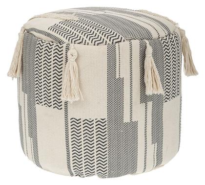 Υφασματινο Πουφ 35χ30εκ Στρογγυλο - Iliadis