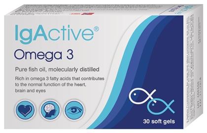 Ιχθυέλαιο 1000mg 30 μαλακές κάψουλες IgActive