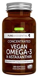 Vegan Omega-3 & Astaxanthin Ιχθυέλαιο 180 κάψουλες iGennus
