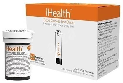 AGS-1000I Ταινίες Μέτρησης Σακχάρου 50τμχ iHealth
