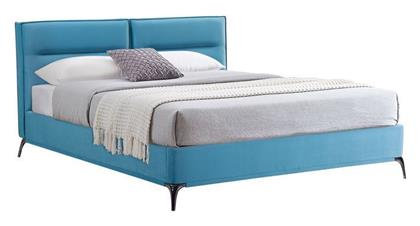 Ikina Κρεβάτι Υπέρδιπλο για Στρώμα 160x200cm Πετρόλ - Pakketo