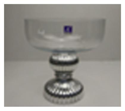 Φοντανιέρα Γυάλινη με Καπάκι και Πόδι 32x17x29.5cm Iliadis