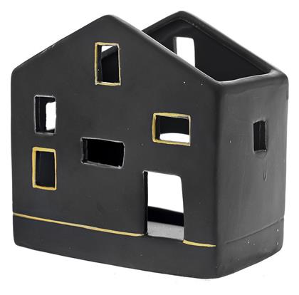 Κεραμικό Κηροπήγιο Μαύρο Iliadis