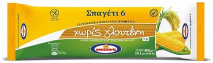 Spaghetti No6 από Καλαμπόκι & Ρύζι Χωρίς Γλουτένη 400gr Ήλιος