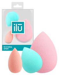Σετ με Σφουγγαράκια Μακιγιάζ για Foundation Raindrop Ilu