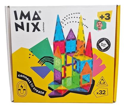 Μαγνητικό Παιχνίδι Κατασκευών για Παιδιά 3+ Ετών Imanix