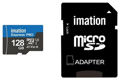 Express Pro microSDXC 128GB Class 10 U3 V30 A1 UHS-I Imation