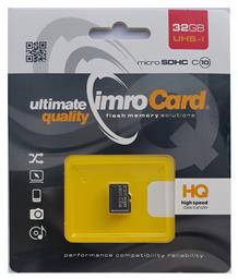 microSDHC 32GB Class 10 U1 UHS-I IMRO