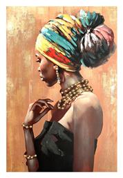 African Πίνακας σε Καμβά 80x120cm Inart