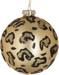 Inart Χριστουγεννιάτικη Μπάλα Πλαστική Χρυσή 10cm 6τμχ από το 24home