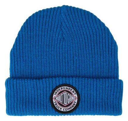 Beanie Unisex Σκούφος Πλεκτός σε Μπλε χρώμα Independent