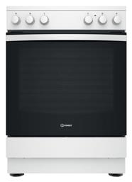 Ελεύθερη με Κεραμικές Εστίες Λευκή IS67V5KCW/E Indesit