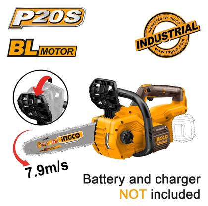 CGSLI20128 Αλυσοπρίονο Μπαταρίας Solo 20V Ingco