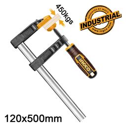 HFC021202 Σφιγκτήρας ''F'' Βαρέως Τύπου με Μέγιστο Άνοιγμα 500mm Ingco