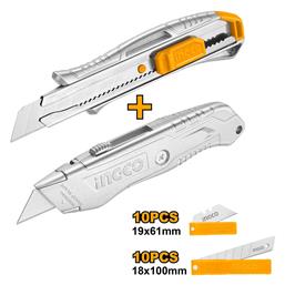 Σετ Κοπίδια Φαλτσέτες Ασφαλείας Μοκέτας με Μεταλλικό Σώμα Ingco