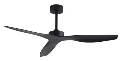Trent Ανεμιστήρας Οροφής 130cm με Φως και Τηλεχειριστήριο Μαύρος Inlight