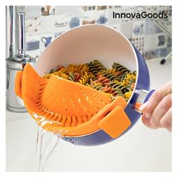 Pastrainer Σουρωτήρι Κατσαρόλας Πλαστικό Πορτοκαλί 22x22cm InnovaGoods