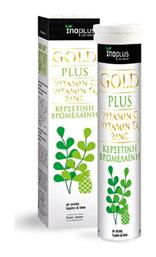 Plus Vit C, Vit D3 & Zinc Πολυβιταμίνη Lemon Lime 20 αναβράζοντα δισκία Ino Plus